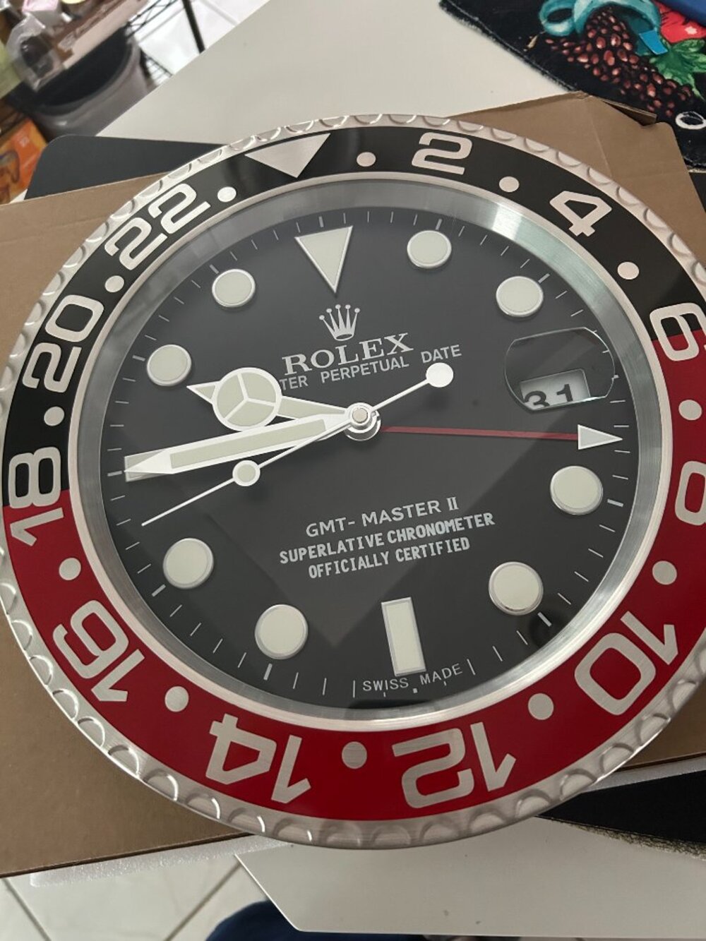 GMT Master II Series RX102--Wall Clock - Picture 2 of 5